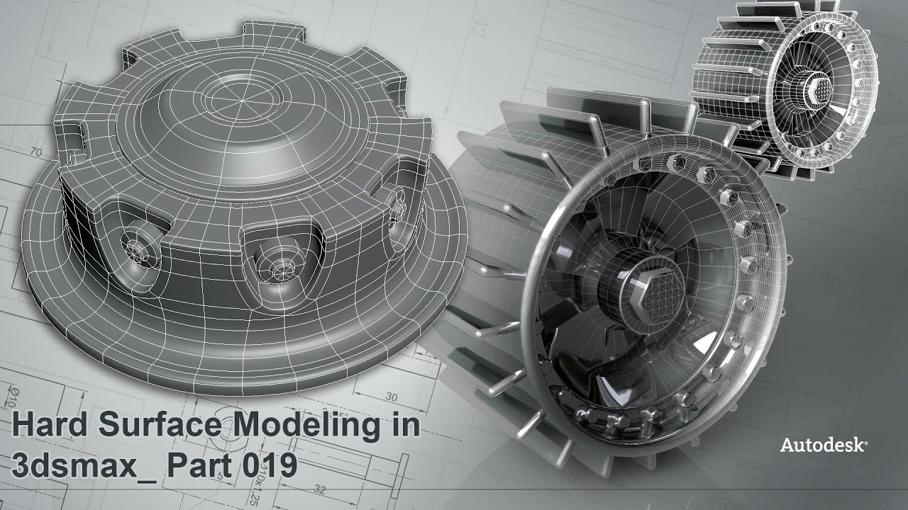 Hard Surface Modeling In 3dsmax_ Part 019 - YouTube