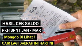 CEK SALDO PKH BPNT JAN - MARET 2025 CAIR MERATA HARI INI KKS \u0026 PT POS DAERAH DAERAH INI