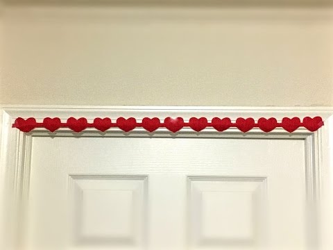 DIY Crepe Streamer Garland for Valentine's Day | Valentine's Day Decor DIY Crepe Streamer Garland for Valentine's Day | Valentine's Day Decor