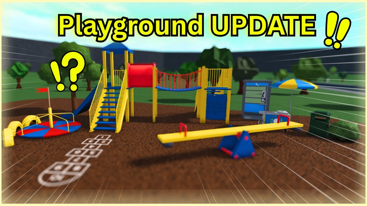 Bloxburg Playground And City Update Youtube