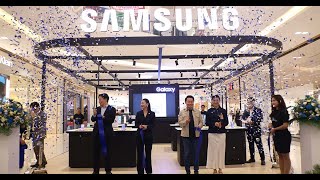 Samsung បានបើកដំណើរការហាងទំនើបថ្មីនៅ​ Chip Mong 271 Mega Mall