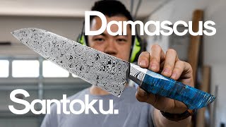 Making a $2000 Damascus Chef's Knife