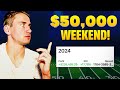 How I Made $50,000 Sports Betting in ONE Weekend (Tutorial, Proven Strategies that Make Money)