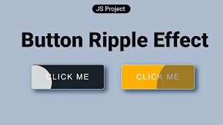 Add Button Ripple Effect with HTML, CSS & JS 🌊 | Interactive UI Tutorial 🚀 | MZCode01#coding #css