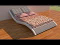 3DsMax Tutorials,Tutorial on Modeling & Texturing a Modern Bed in Interior in 3dsmax ( Part 2)