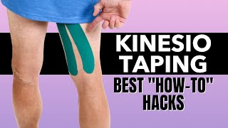 Kinesio Taping, Best "How To" Hacks For At Home K-Taping. Stop Pain & Swelling On All Body Parts!