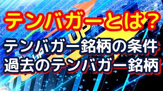 テンバガーとは何か？わかりやすく解説【株式投資】