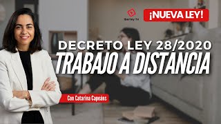 #Webinar Iberley | Todo sobre la Ley de trabajo a distancia | Decreto Ley 28/2020 | Teletrabajo