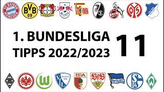 Bundesligatipps 1.Liga - 11.Spieltag - Saison 2022/2023