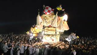 土居太鼓祭り2日目  東部地区ファミリーマートかきくらべ  小林太鼓台  #小林太鼓台