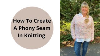 Phony Seam Tutorial