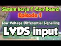 Cara kerja blok T-Con Board Eps 1 : LVDS input