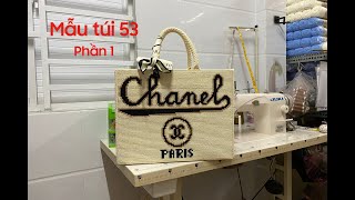 Mẫu túi 53 Móc túi xách tote size 40cm phần 1