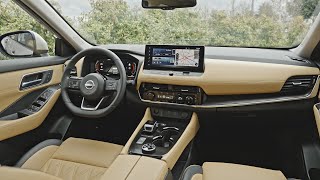 Nissan X-TRAIL 2023 - INTERIOR details, AMBIENT lights & trunk space (Europe)