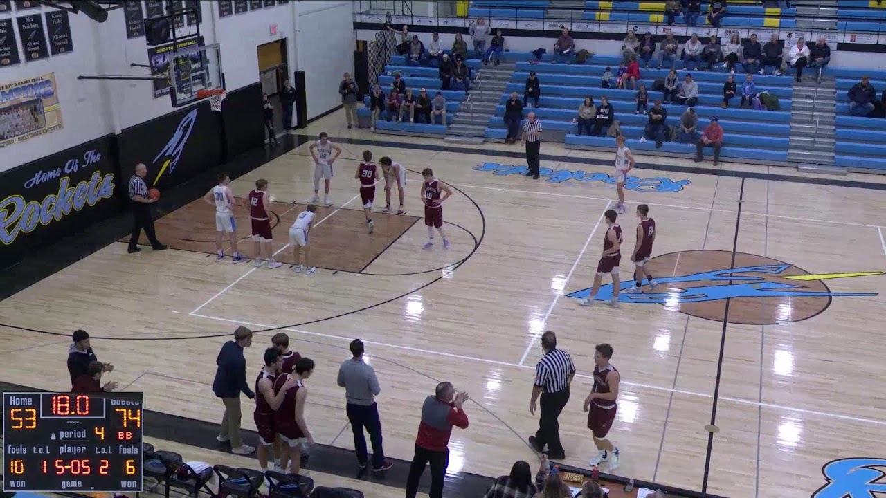 New Rockford-Sheyenn Vs Carrington High School Boys' Varsity Basketball ...