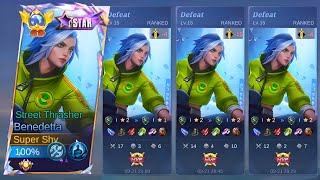 MANIAC! NEW SEASON BENEDETTA BEST ROTATION AND BUILD FOR UP FASTER!! | MOBILE LEGENDS