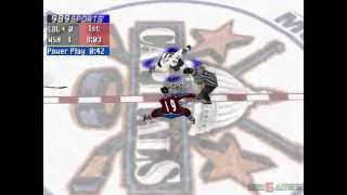 NHL FaceOff 2000 - Gameplay PSX (PS One) HD 720P (Playstation classics)