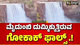 Gokak Water Falls in Belagavi | ಧುಮ್ಮಿಕ್ಕುವ ಗೋಕಾಕ್​ ಫಾಲ್ಸ್ ನೋಡೋಕೆ ಎರಡು ಕಣ್ಣು ಸಾಲದು..! | Vistara News