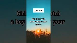 Guys Fact - When a Guy Stares at You #shorts #psychologyfacts #facts #boyfacts #subscribe