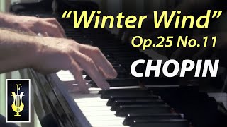 CHOPIN "WINTER WIND" ETUDE - PAUL BARTON, FEURICH 218 PIANO