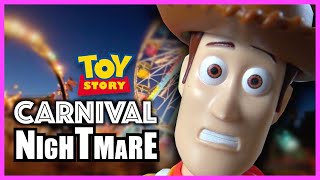 Toy Story CARNIVAL Nightmare Spinning Ride & Woody's Stolen Hat | Buzz Lightyear Duke Caboom Toy 4