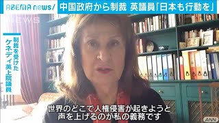 中国から制裁対象の英議員「日本も一緒に非難を」(2021年3月27日)