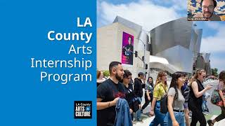 2026 LA County Arts Internship Program: Overview