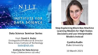 NJIT Data Science Seminar: Cynthia Rudin, Duke University