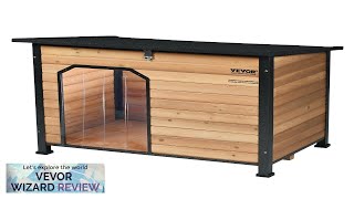 VEVOR Outdoor Dog House Waterproof Insulated Dog House with Elevated Floor Anti-Bite Review