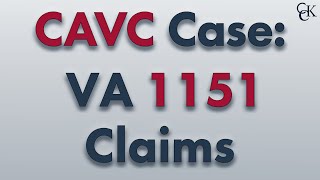 Negligence in VA Healthcare \u0026 1151 Claims: Hamilton v. McDonough