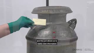 Collections Care | Applying Accession Numbers to Recent Donations with Paraloid B-72