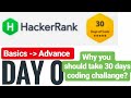 30 days of code hackerrank python | Day 0