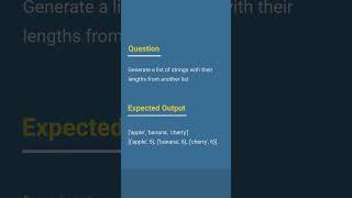 Python Interview Questions List Comprehension Video 13 : #tjpython #python #tutorjoes