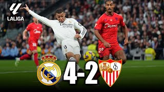 REAL MADRID vs SEVILLA 4-2 | GOLES y RESUMEN del PARTIDO | LA LIGA