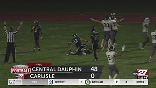 Central Dauphin routs Carlisle to earn first win of 2024 in Week 3