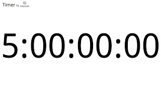 5 Day Countup Timer