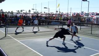 USAPA Nationals 2016 35+ MD 1/2 Finals Game 2 Dave Weinbach/Enrique Ruiz v Brian Staub/Rob Elliott