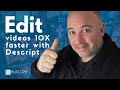 Descript Tutorial: Edit Videos 10X Faster (2-Clip & Transitions Walkthrough!)
