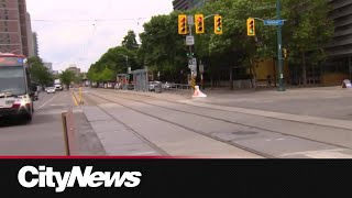 An artistic duck is leaving a colourful mark on TTC platforms around Toronto