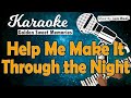 Karaoke HELP ME MAKE IT TROUGH THE NIGHT (Reggae)// Music By Lanno Mbauth