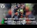 Un niño de 13 años rescatado en Antakya 228 horas después del terremoto en Turquía