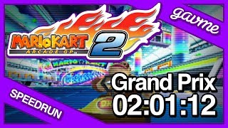 Mario Kart Arcade GP 2 - All 8 Cups / All 32 Tracks - Grand Prix Speedrun - 02:01:12 World Record