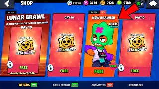 AWESOME LUNAR FREE GIFTS🔥🎁 LEGENDARY😱 BRAWL STARS NEW UPDATE😮