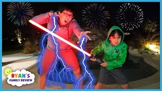 Happy New Year Celebration with Fireworks Family Fun with Ryan's Family Review