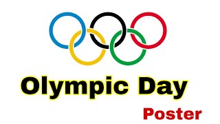 OLYMPIC DAY POSTER/OLYMPIC DAY 2022 DRAWING/OLYMPICS POSTER/SPORTS POSTER #olympics #olympicday