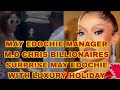 MAY EDOCHIE MANAGER M.D CHRIS BILLIONAIRES SURPRISE MAY EDOCHIE WITH LUXURY HOLIDAY