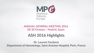 ASH 2016 Highlights in myeloma