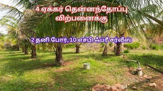 4 ஏக்கர் தென்னந்தோப்பு விற்பனைக்கு - ஈரோடு மாவட்டம்