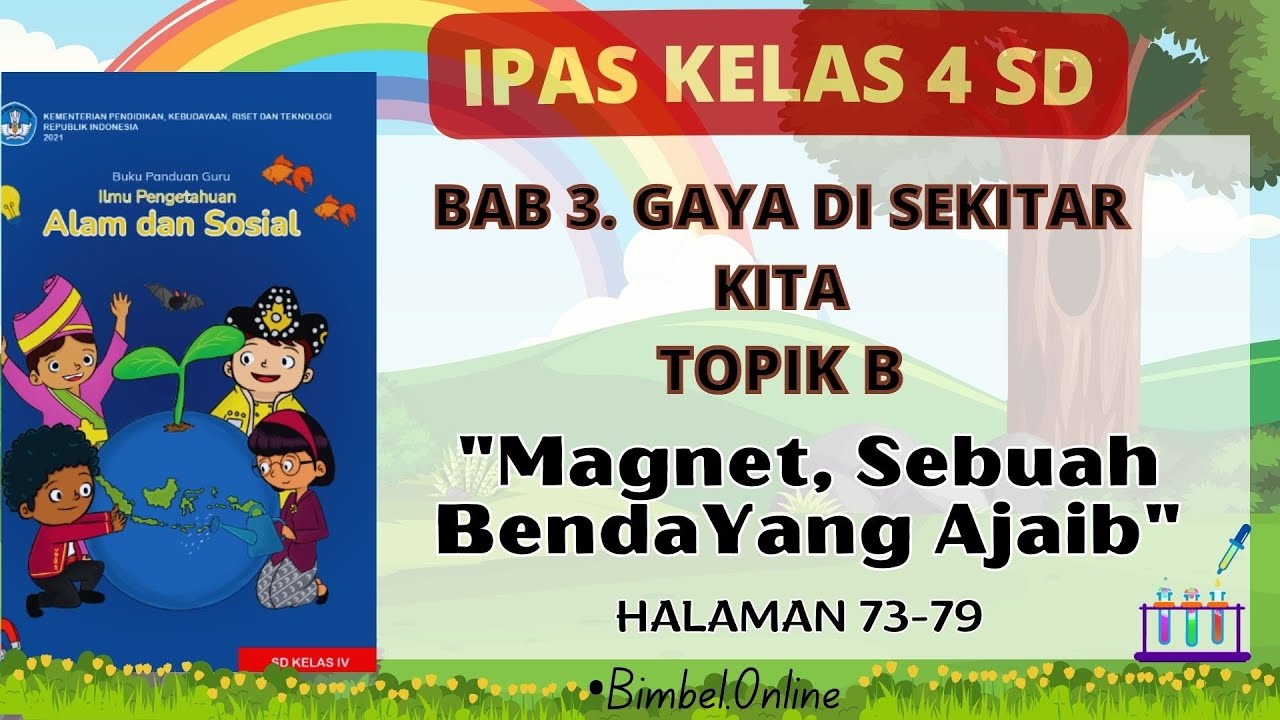 Topik B : Magnet, Sebuah Benda Yang Ajaib || IPAS Bab 3 || Kelas 4 ...