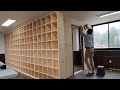 공간 나누기 효과적인 방법 책장 파티션 bookshelf partition